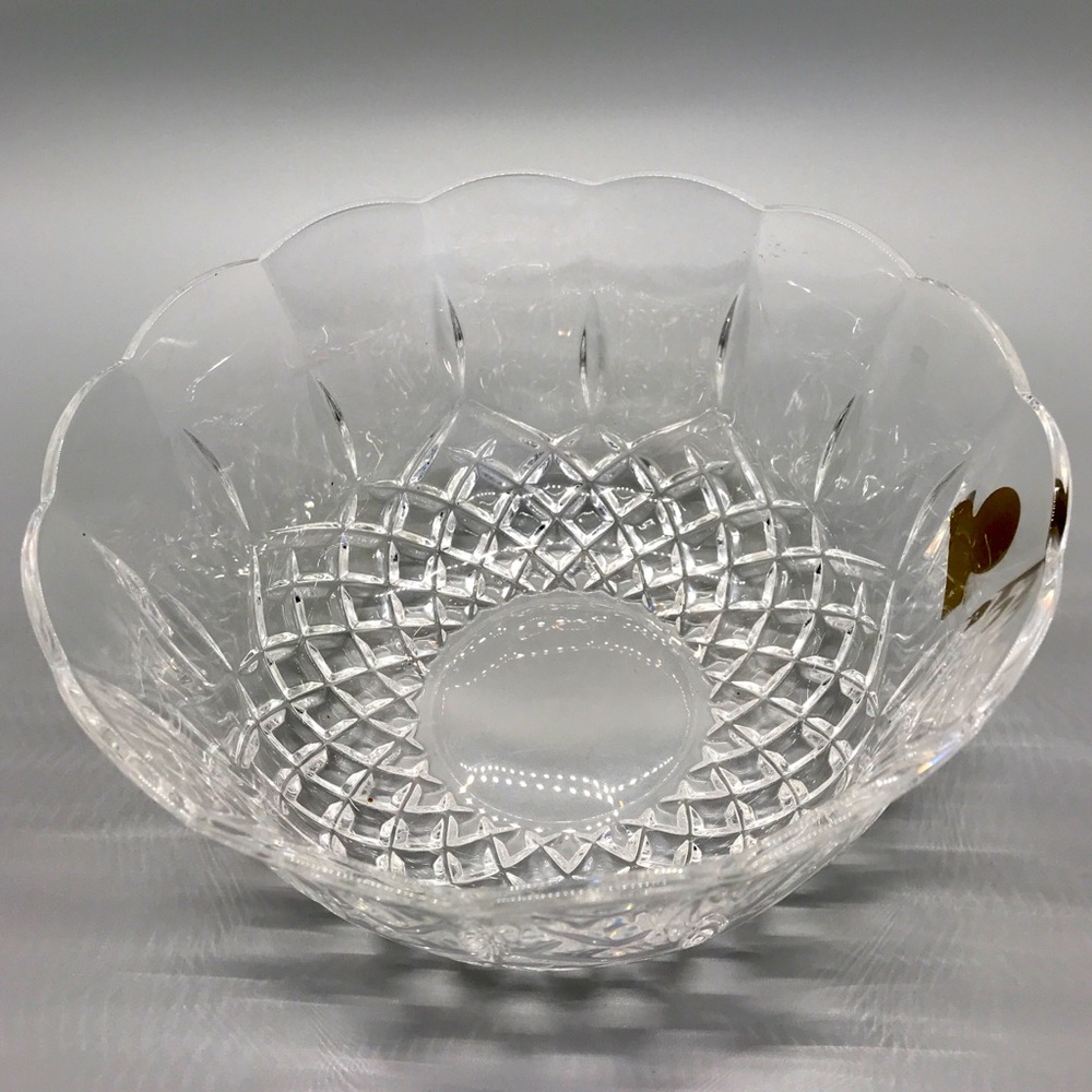 NWOT Oneida Capri Italy Collection Crystal Bowl